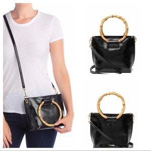 Vince Camuto Leather Circle Handle Crossbody-Iggy